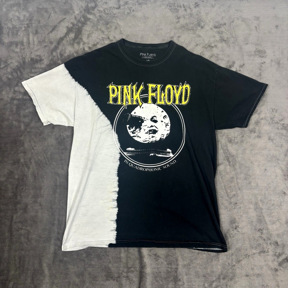 Pink Floyd In Quadrophonic Sound Graphic‎ T-shirt Men Large Oversized Tie Dye